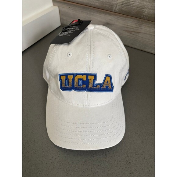 Under Armour White / Blue UCLA Bruins 100 Yrs Baseball Performance Fitted Hat OS - Picture 1 of 11